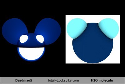 Deadmau5 Totally Looks Like H2O molecule