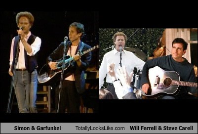 Simon & Garfunkel Totally Look Like Will Ferrell & Steve Carell