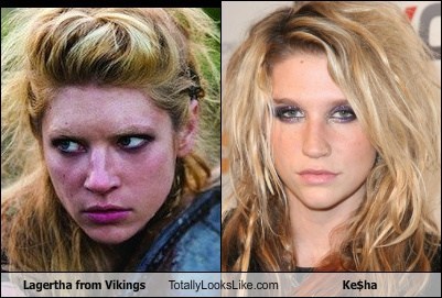 Lagertha from Vikings Totally Looks Like Ke$ha