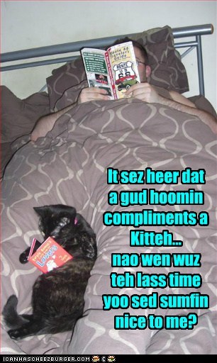 I Doan Fink Yoo Rly Compliment Me at Awl!