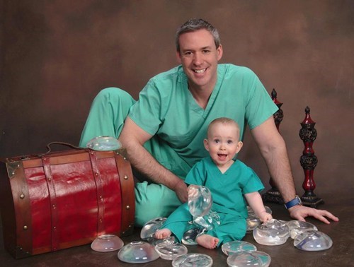 Family Portrait With a Bunch of Implants Lying Around? Why Not!