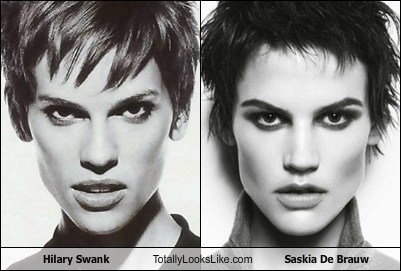 Hilary Swank Totally Looks Like Saskia De Brauw