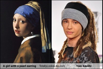 A Girl With a Pearl Earring Totally Looks Like Tom Kaulitz