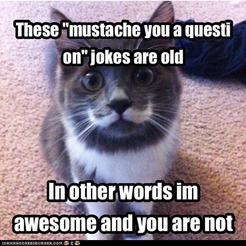 These "mustache you a question" jokes are old