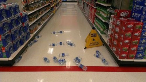 There's Water on the Floor Everywhere!