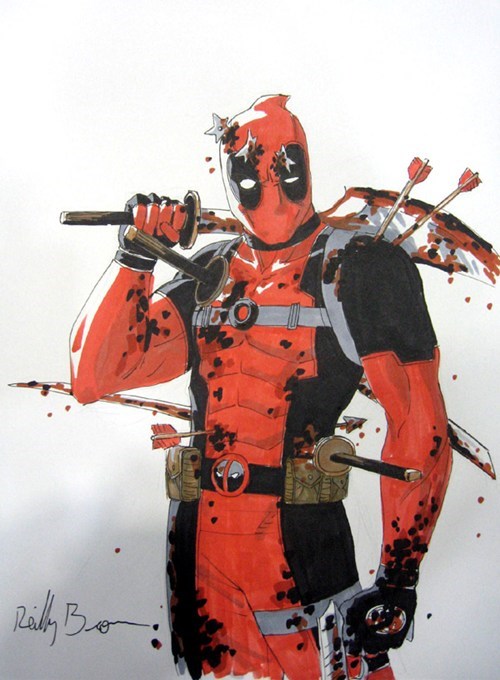 Looks Like Deadpool's Feeling Pretty Good