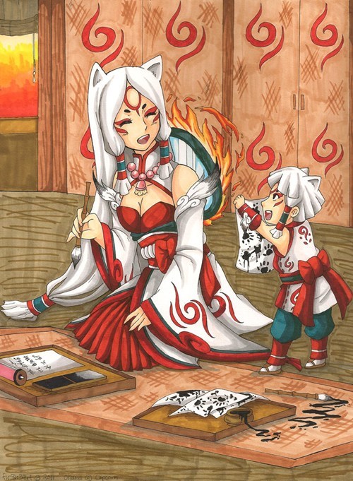 ''I can paint mommy!''