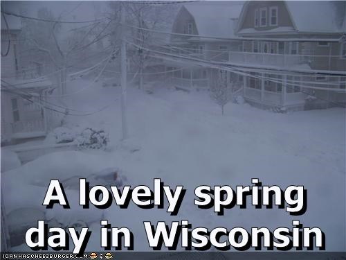 A lovely spring day in Wisconsin