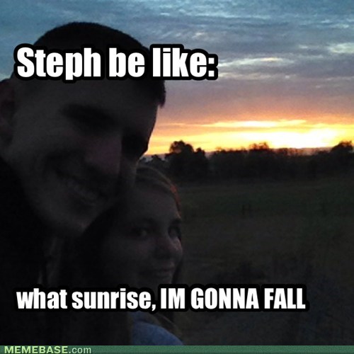 Steph be like: 