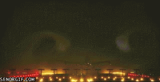 Beautiful Vortices Formed From Airplanes