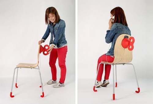 The Wind-Up Chair That Charges Your Phone