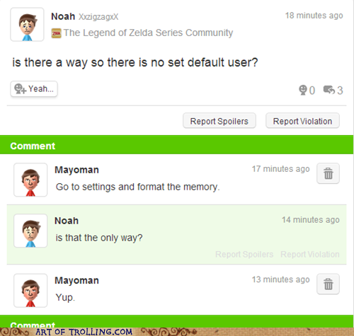 He Never Replied Back...