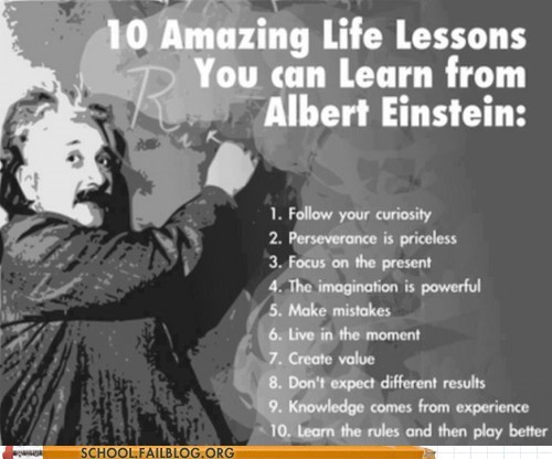 Einstein Was a Solid Teacher