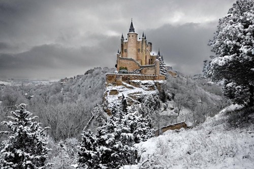 Alcázar of Segovia in Spain
