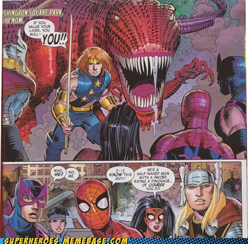 Spidey Knows Some Strange People