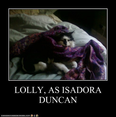 LOLLY, AS ISADORA DUNCAN