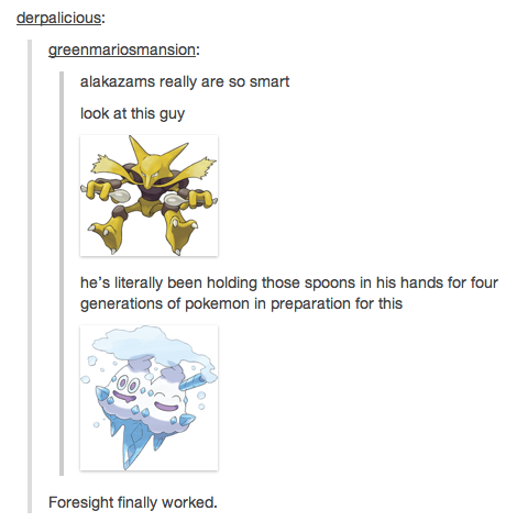 Proof of Alakazam's Foresight