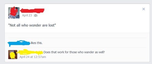 I Was Wandering About That