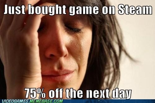 Those Steam sales....