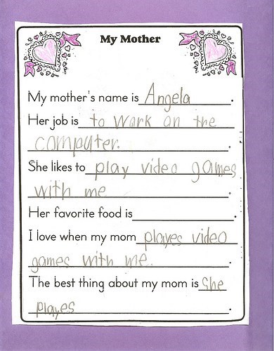 Did Your Mom Ever Play Games With You?