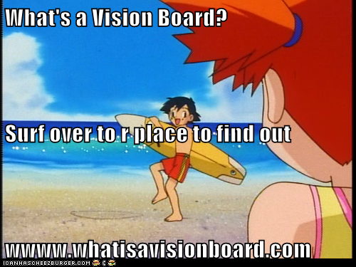 What's a Vision Board?  Surf over to r place to find out  wwww.whatisavisionboard.com
