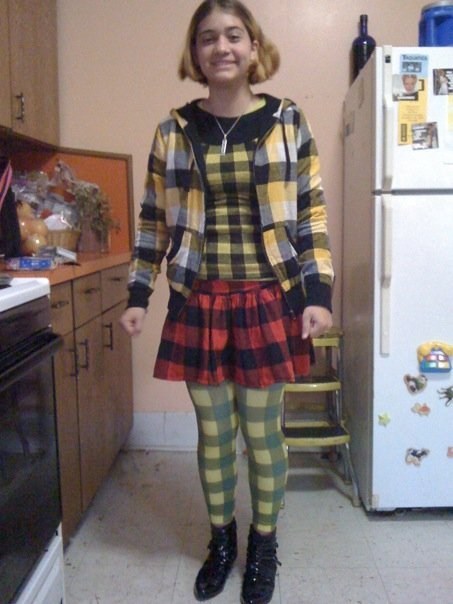 Well Thank Goodness She Didn't Mix Plaids And Stripes