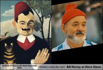 Portrait of Pierre Loti, Henri Rousseau 1891 Totally Looks Like Bill Murray as Steve Zissou