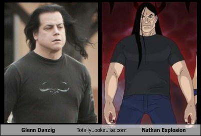 Glenn Danzig Totally Looks Like Nathan Explosion