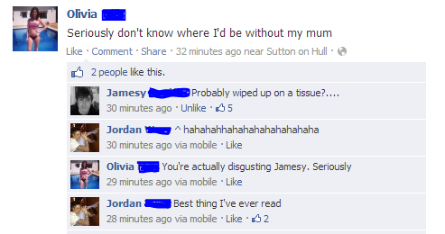 You Really Socked It to Her... No Pun Intended...