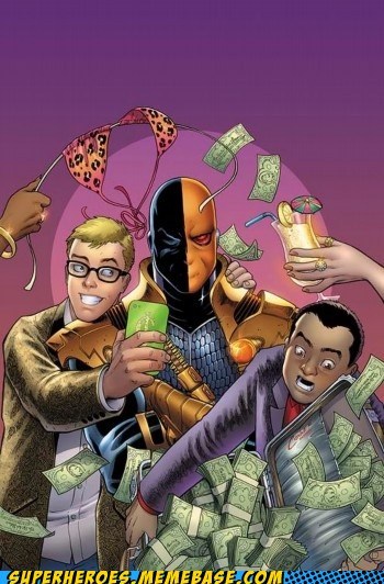 Deathstroke Is Not Amused