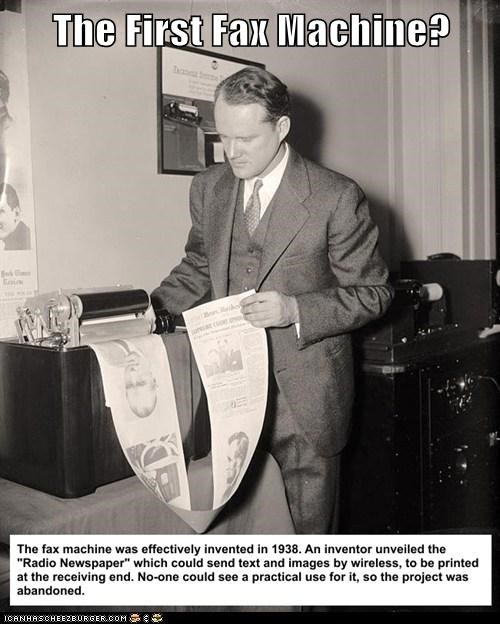 The First Fax Machine?