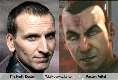 The Ninth Doctor Totally Looks Like Paxton Fettel