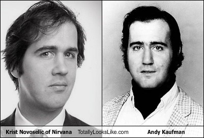 Krist Novoselic of Nirvana Totally Looks Like Andy Kaufman