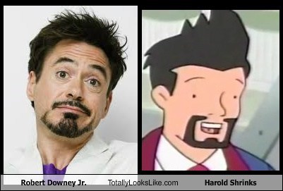 Robert Downey Jr. Totally Looks Like Harold Shrinks