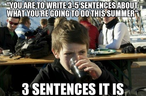 Lazy School Kid