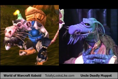 World of Warcraft Kobold Totally Looks Like Uncle Deadly Muppet