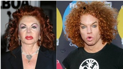 Jackie Stallone Totally Looks Like Carrot Top