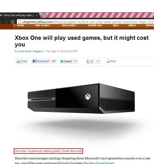 Xbox One, You Scary!