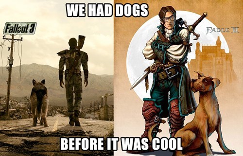 Hipster Video Games With Dogs