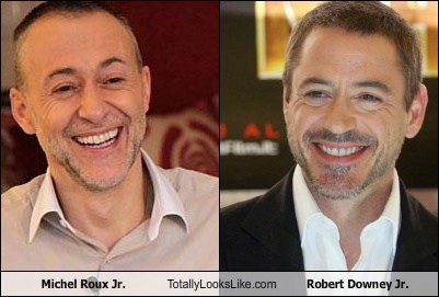 Michel Roux Jr. Totally Looks Like Robert Downey Jr.