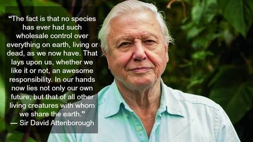 Sir Attenborough Tells it Like it Is