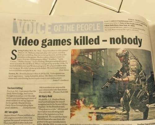 The Truth About Gaming and Violence