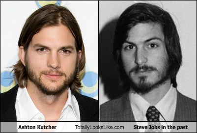 Ashton Kutcher Totally Looks Like Steve Jobs in the past