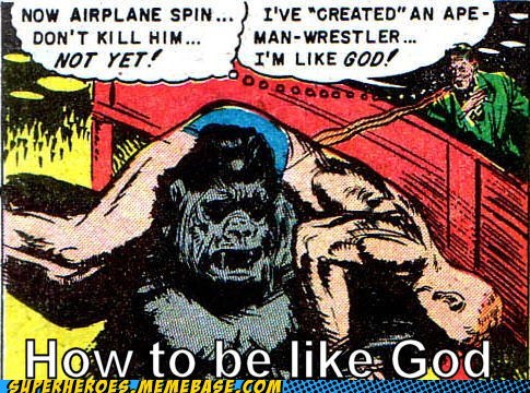 Just Train Some Apes for an Ego Boost