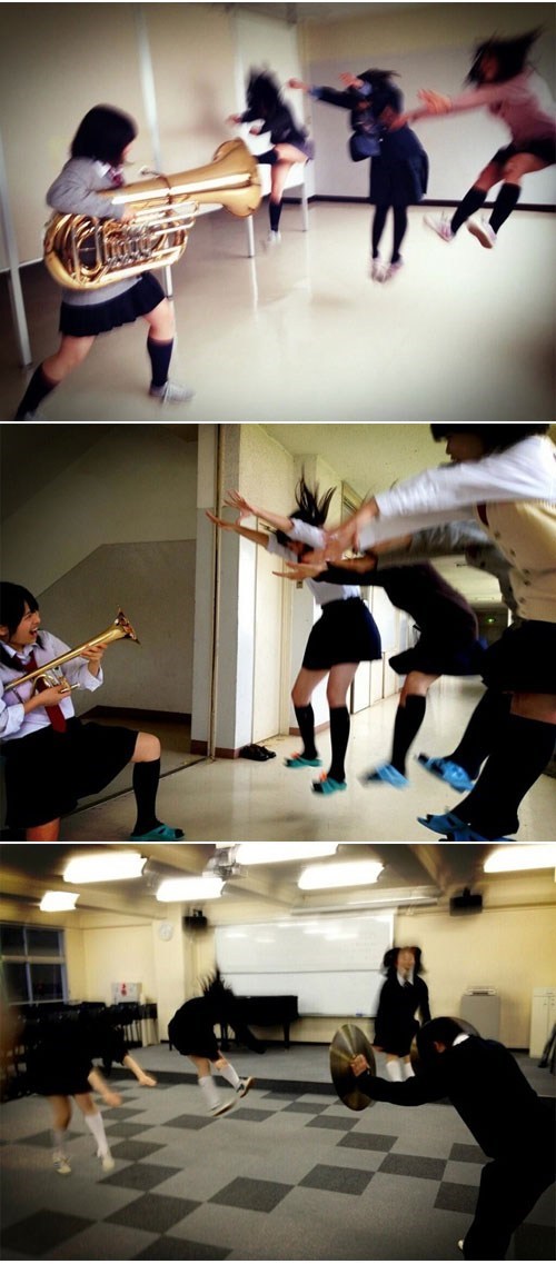 Photo Fad of the Day: Tuba Gunning is the New Hadoukening in Japan