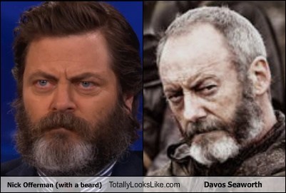 Nick Offerman Totally Looks Like Davos Seaworth