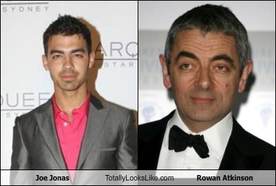 Joe Jonas Totally Looks Like Rowan Atkinson
