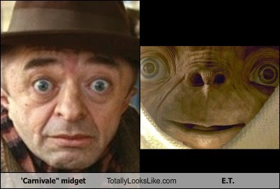 'Carnivale" Midget Totally Looks Like E.T.