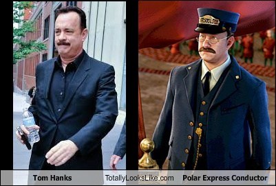 Tom Hanks Totally Looks Like Polar Express Conductor