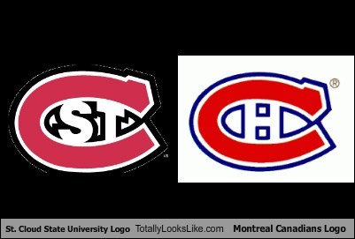 St. Cloud State University Logo Totally Looks Like Montreal Canadians Logo
